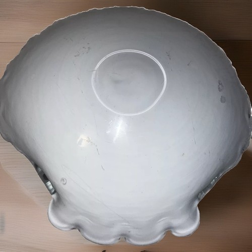 Murano Style Glass Bowl/ Shell, Pink, Large Pink Beautiful Piece,  - Picture 4 of 7