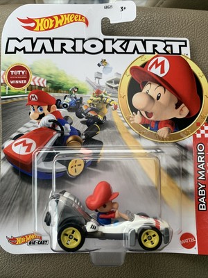 New Hot Wheels Mario Kart Baby Mario B Dasher Ebay