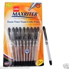 10 Cello Maxriter BLACK Ball Pen smooth writing |student school home office use