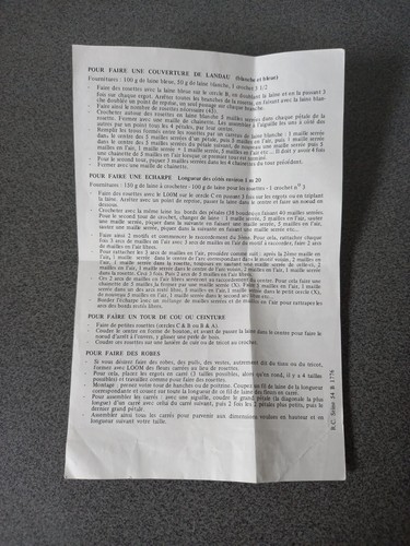 VINTAGE PETIT METIER A TISSER LA LAINE ET FIBRE INOX LOOM FLOWER LOOM NEUF - Imagen 9 de 9