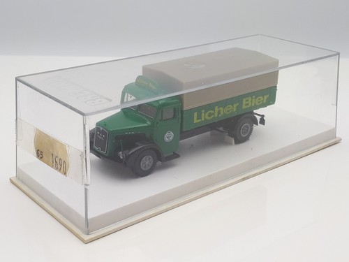 Brekina MAN F8 Pritschen LKW Licher Bier #AK3 (22-003) - Bild 2 von 6