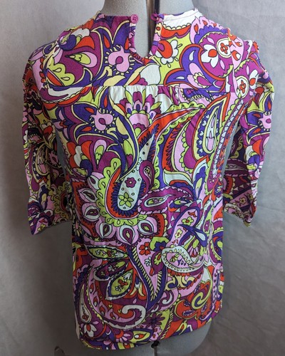 Hannah Anderson Multi Color Paisley Dress Girls Size 130 US 8 (52-64 lbs) - Picture 3 of 8