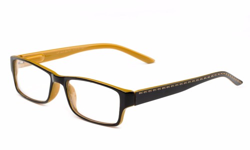 Spring Temple Clear Lens Fashion Glasses w / Two Toned Frame - Imagen 23 de 23