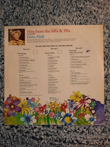 Travelling with Dora Hall: Hits from 60s & 70s, Record 3. Vinyl Album LP. PL-881 - Picture 2 of 8