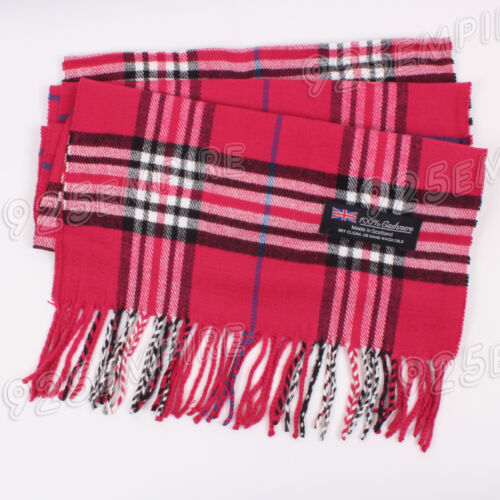 Sciarpa uomo donna unisex 100% cashmere tartan invernale lana a quadri SCOTLANDIA - Foto 31 di 60
