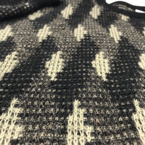 Carlo Alberto Jumper Mens XL Wool & Acrylic Knit Coogi Style Brown Cream Vintage - Picture 11 of 12