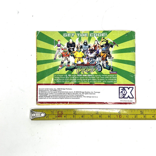 Teenage Mutant Ninja Turtles Nintendo Gameboy Advance Instruction Manual Only - Picture 2 of 5