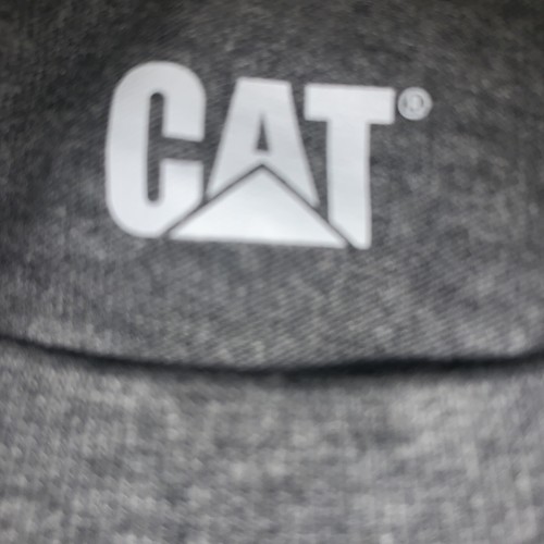 CAT Flexible rubber paint logo tactless back for comfort t shirt gray XXL - Picture 2 of 4