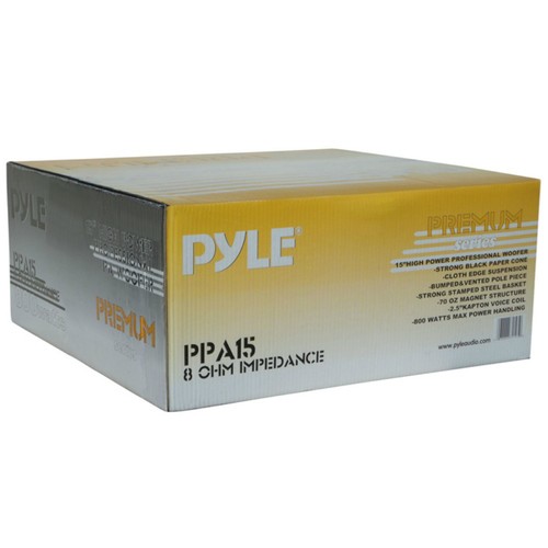 1 Pyle PPA15 Diffusor Woofer Von 380 MM 800 Watt Max Scheibe Disco Schwarz Haus - Picture 9 of 9