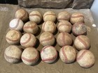 20 Used lot of Leather Baseballs Practice Balls Wilson Rawlings
