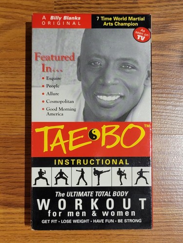 Tae Bo Workout 2 Pack (VHS, 1998, 2-Tape Set, Basic and Instructional Videos) - Picture 1 of 8