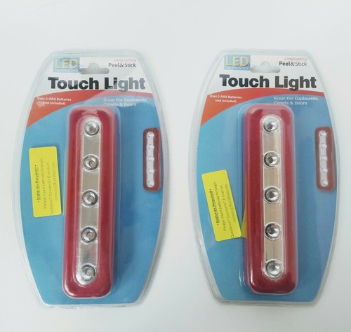 Led Technology Touch Light Night Self Stick On Battery Long Lasting Peel & Stick - Picture 3 of 3