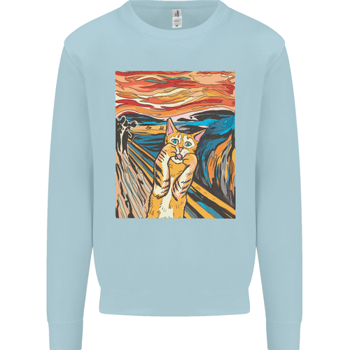 Sudadera Jumper para Hombre Pintura Grito Gato Parodia - Imagen 106 de 106