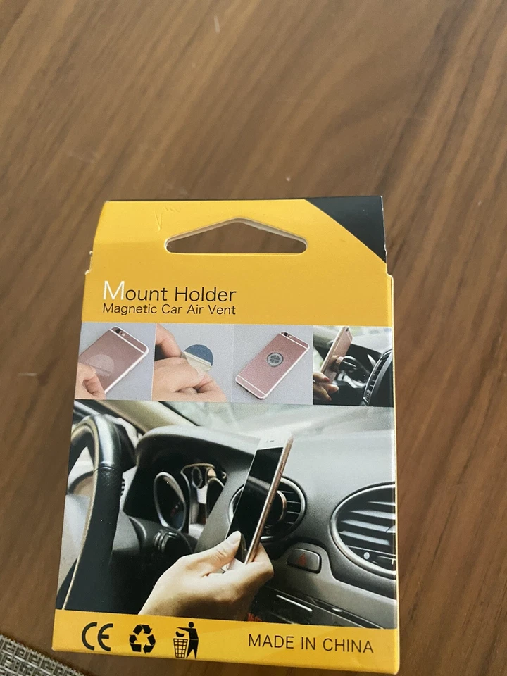 Universal 360° Magnetic Car Mount Cell Phone Holder Stand For iPhone Samsung GPS - Image 3 of 4