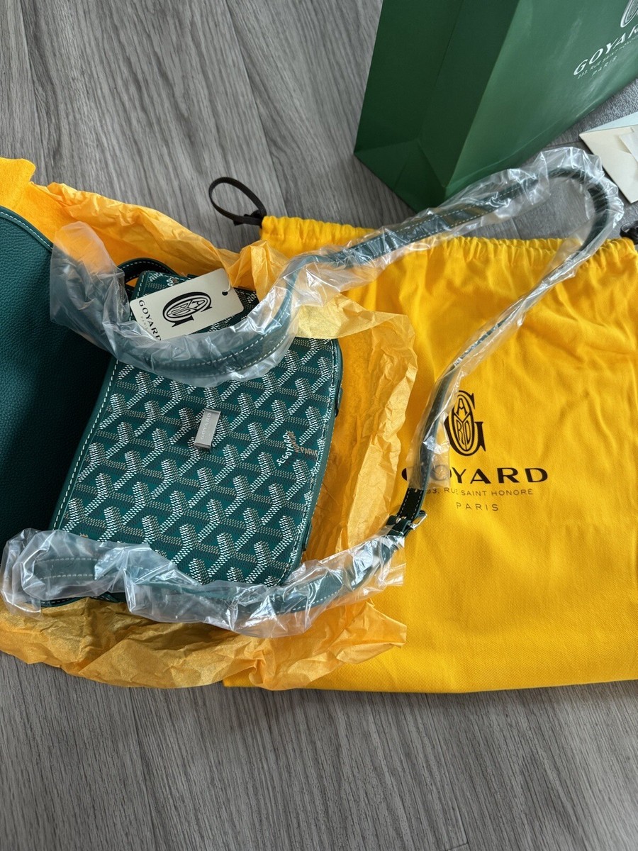 Goyard Goyardine Belvedere II Green PM Messenger Bag RARE eBay
