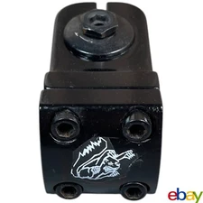 Mongoose BMX Piston Stem Threadless Clean Front Load Black