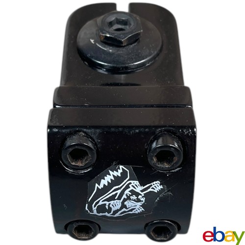 Mongoose BMX Kolben Vorbau gewindelos sauber Frontlader schwarz - Bild 1 von 17