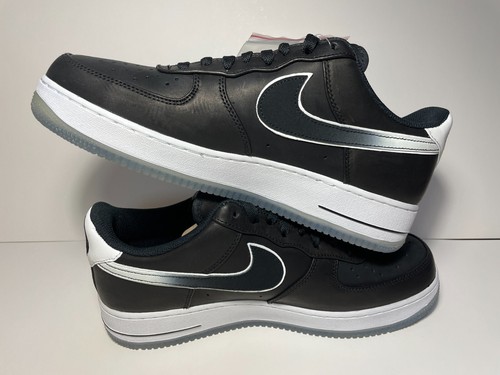 DS BRAND NEW 2019 NIKE AIR FORCE 1 LOW COLIN KAEPERNICK SIZE 10.5 3M BLACK OG 10 - Picture 6 of 11