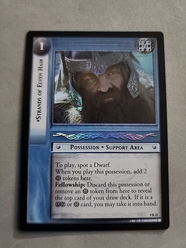 DECIPHER LOTR REFLECTIONS STRANDS OF ELVEN HAIR 9R22 FOIL CARD - Picture 1 of 2