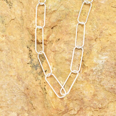 Collana Con Catena Ad Ancora In Argento 925 Placcato Oro, 80 - Foto 7