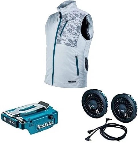 Makita Cooling Jacket FV212DZ With Fan,Battery Holder Set S~4L Size 14.4/18V | eBay