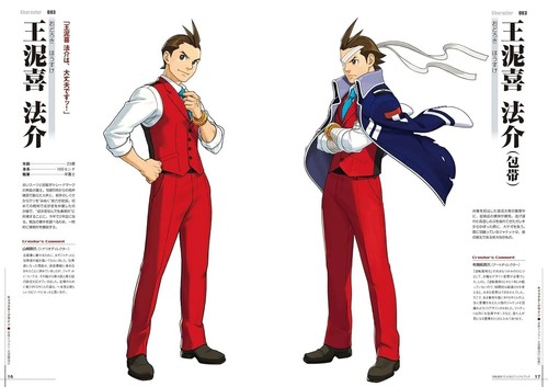 Phoenix Wright Ace Attorney 5 Dual Destinies Official Visual Art Book Capcom - Picture 3 of 8