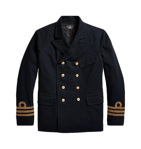 ジャケット・アウター RRL military shirt jacket Ralph Lauren RRL Washed Indigo Military Jersey Shirt Jacket
