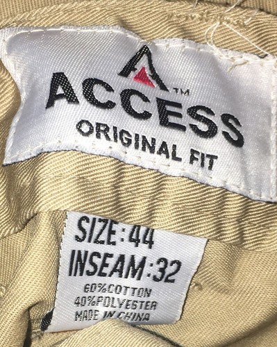 ACCESS ORIGINAL Fit  Pant Khaki 44x32 - Picture 5 of 5