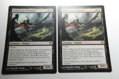 Abhorrent Overlord 1x FOIL THS MTG Theros Rare MINT black Abhorrent Overlord 1x FOIL THS MTG Theros Rare MINT black