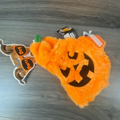 Party Dog Pumpkin Size XS/S Dog Clothing Halloween Costume Dress Up NWT - Picture 7 of 8
