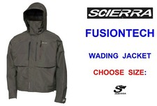 NEW SCIERRA FUSIONTECH WADING JACKET FOR GAME TROUT FLY ROD REEL LINE FISHING