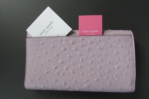 Kate Spade New York Travel Wallet Alexander Ave Phoenix Lavender Mist Nwd $278 - Picture 5 of 16