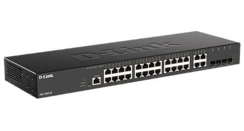 24 Port Gigabit Smart Managed Switch 4 SFP Slots - DGS-2000-28 24 x 10/100/1000 - Picture 3 of 4