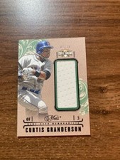 2014 Triple Threads Unity Single Jumbo Relics Emerald /18 Curtis Granderson