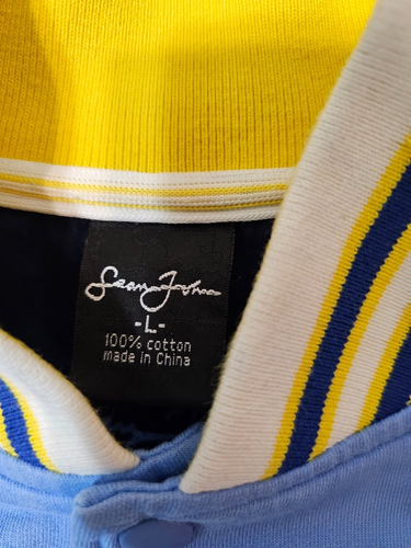 Sean John Jacket Large Varsity Blue & White All Stars Signature Authentic Series - Picture 8 of 10