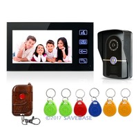 7 Wired Video Door Phone System Waterproof Camera Keyfobs Remote Unlock Touch 7 Wired Video Door Phone System Waterproof Camera Keyfobs Remote Unlock Touch
