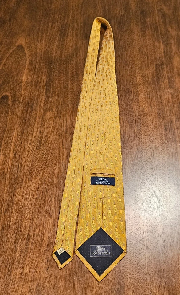 Corbata de colección Altea para hombre Nordstrom azul 100 % seda dorada Foto 2 de 2