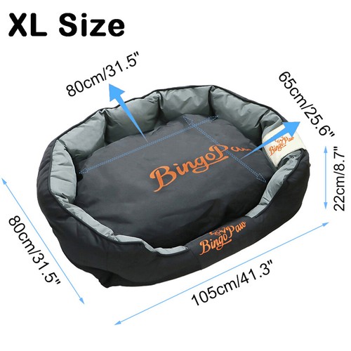 Extra Large Jumbo Comfortable Pet Dog Bed Dog Baskets Kennel Pillow Waterproof - Picture 16 of 18