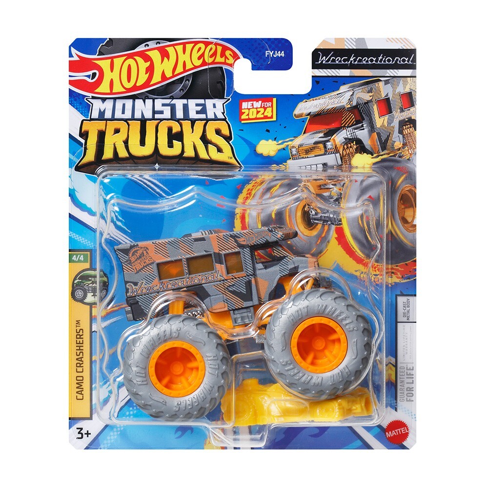 Hot Wheels - 2024 Monster Trucks Camo Crashers 4/4