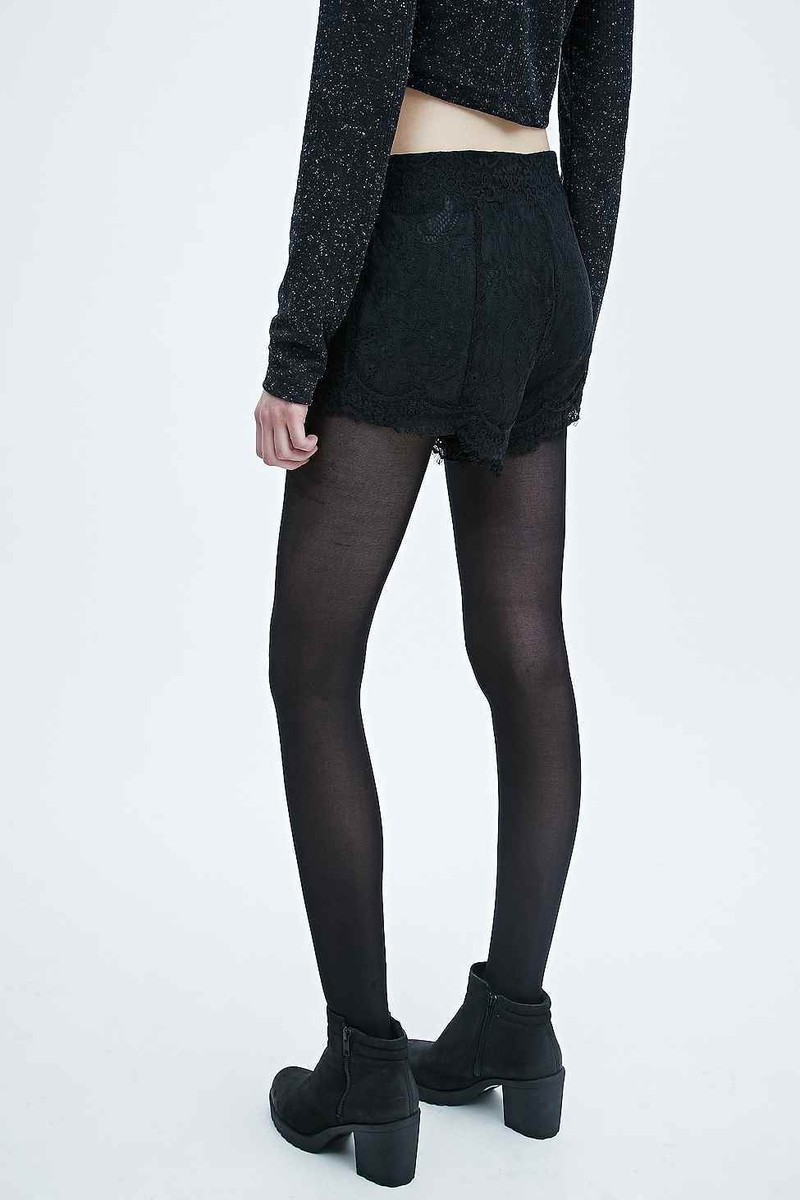 Urban Outfitters Kimchi Blue Scallop Embroidered Lace Shorts