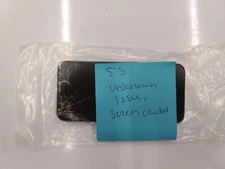 iphone 5s - selling for parts - unknown issue + screen cracked