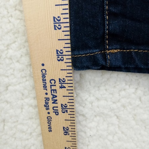Nine West Jeans Womens 8/28 Blue Low Rise Stretch Denim Short Dark - Picture 7 of 12