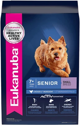 Eukanuba Senior Small Breed Dry Dog Food, 15 lb