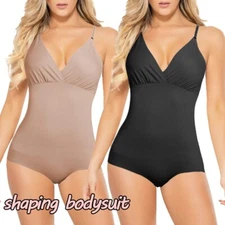 Women All In One Body Shaper Tummy Control Waist Trainer Bodysuit Underwear