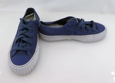 PF Flyers Shoes Center Reissue Lo Blue Sneakers Mismatch Womens 6.5/7