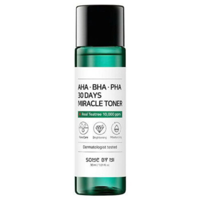 [SOME BY MI] AHA/BHA/PHA 30 Days Miracle Toner 30ml Sample NO_ BOX US Seller