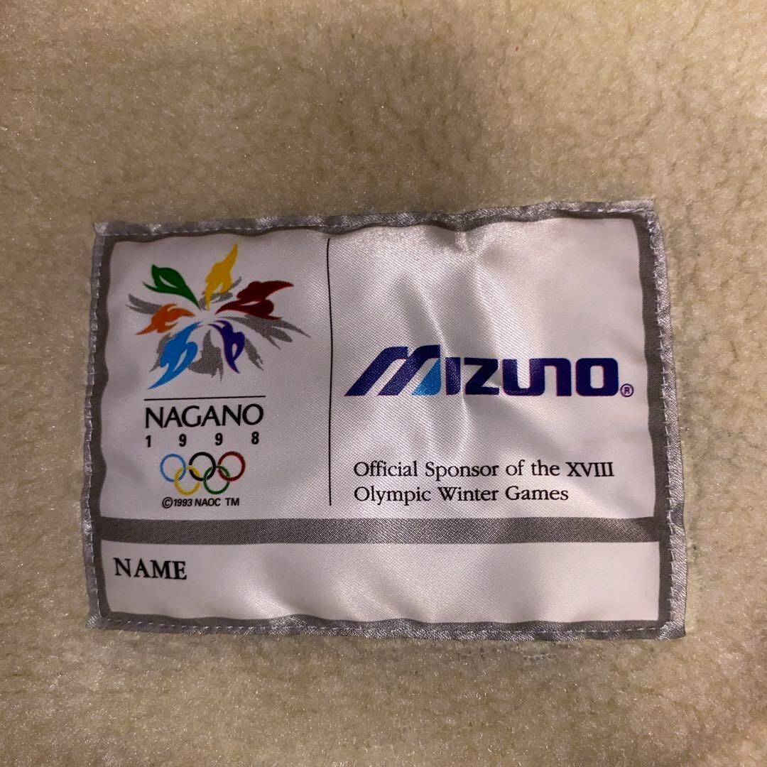 Nagano Olympics x mizuno Official Boa Jacket LOGO Winter Nagano Olympics x mizuno Official Boa Jacket LOGO Winter