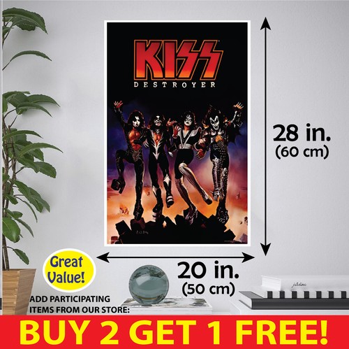 KISS Destroyer POSTER MULTI. FORMATS PAPER CANVAS VINYL POSTCARD STICKER - Picture 17 of 19