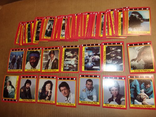 1979 Topps ALIEN 1st Movie Trading Card Complete Set of 84 Nice shape Ripley - Picture 3 of 3