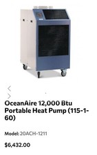 oceanaire model 20ach1211 heat pump